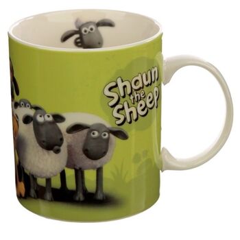 Tasse en porcelaine Shaun le mouton Vert 1
