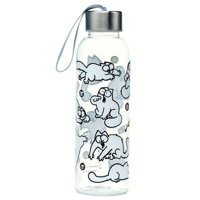 Simon's Cat 2021 Wasserflasche mit bruchsicherem Deckel, 500 ml