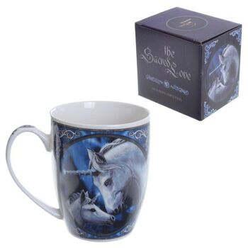 Tasse en porcelaine Licorne d'amour sacré Lisa Parker 1