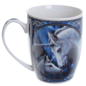 Tasse en porcelaine Licorne d'amour sacré Lisa Parker 2