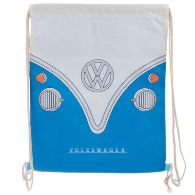 Volkswagen VW T1 Camper Bus Bleu Sac à cordon