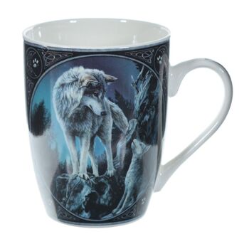 Tasse en porcelaine Lisa Parker Guidance Wolf Design