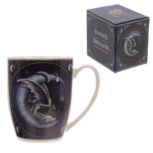 Lisa Parker Sweet Dreams Dragon & Moon Porcelain Mug