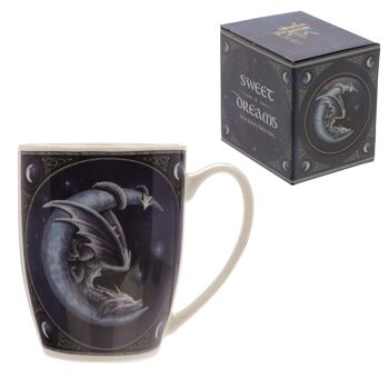 Lisa Parker Sweet Dreams Tasse en porcelaine Dragon et Lune