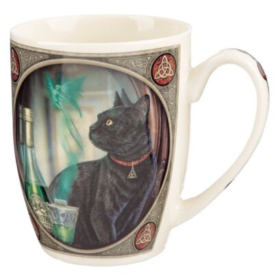 Tasse en porcelaine de chat d'absinthe Lisa Parker