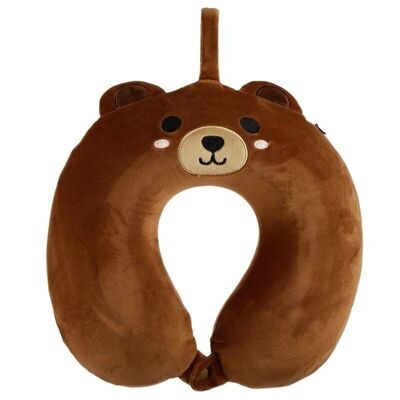 Relaxeazzz Bear Plush Memory Foam Travel Pillow