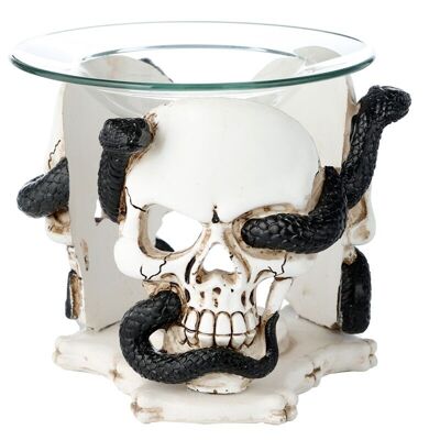 Skull & Serpent Resin Oil & Wax Melt Burner