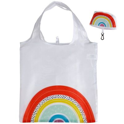 Foldable Reusable Shopping Bag Somewhere Rainbow