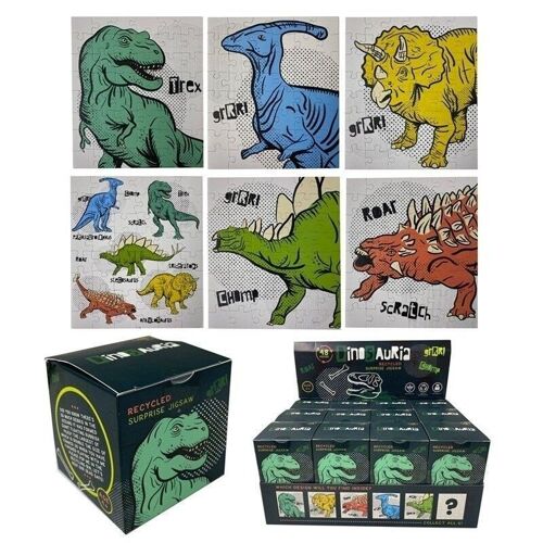 Dinosauria Jr Surprise 48pc Recycled Kids Jigsaw Puzzle