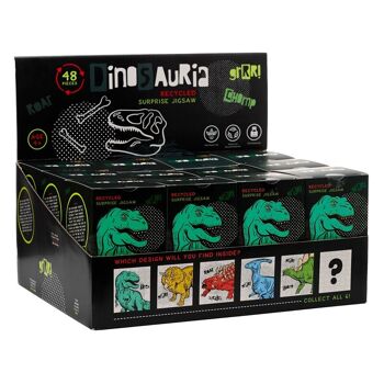 Puzzle pour enfants recyclé Dinosauria Surprise 48 pièces