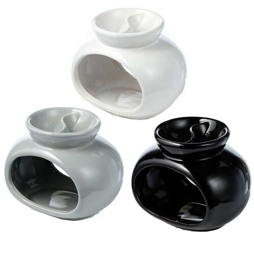 Eden Ceramic Oval Double Dish Oil & Wax Burner