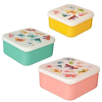Set of 3 Lunch Box M/L/XL Butterfly House Pick of the Bunch