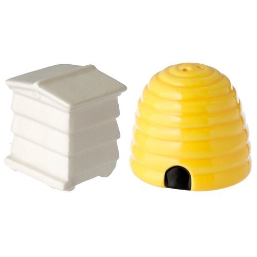 Beehive Ceramic Salt & Pepper Set