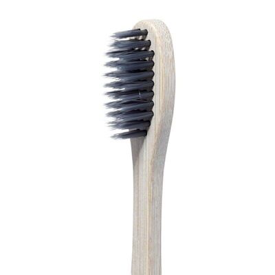 Cepillo de dientes de bambú 100% natural ecológico con cerdas de carbón