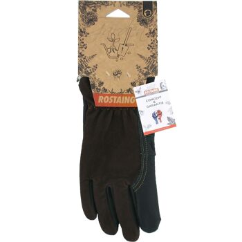 Gants fabriqués France cuir souple, 100% éco-conçus, couleur aléatoire FRENCHIE-Taille 10 6