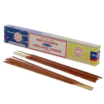 01321 Satya Nag Champa & Himalayan Jasmine Incense Sticks