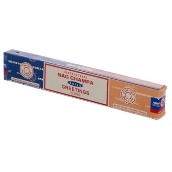 01320 Bâtonnets d'encens Satya Nag Champa & Salutations 5