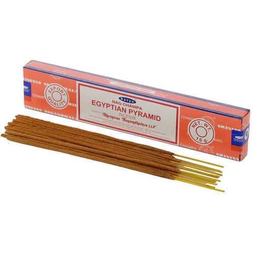 01351 Satya Egyptian Pyramid Nag Champa Incense Sticks