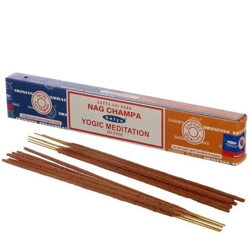 01342 Satya Nag Champa & Yogic Meditation Incense Sticks