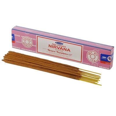 01415 Bâtonnets d'encens Satya VFM Nirvana Nag Champa