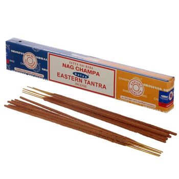 01313 Bâtonnets d'encens Satya Nag Champa et Tantra oriental