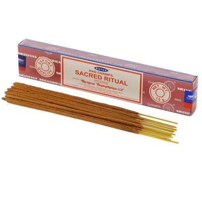01416 Satya VFM Sacred Ritual Nag Champa Incense Sticks