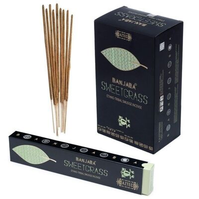 Banjara Ethno-Tribal Smudge Incense Sticks - Sweet Grass