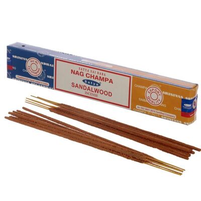 01331 Satya Nag Champa & Sandalwood Incense Sticks