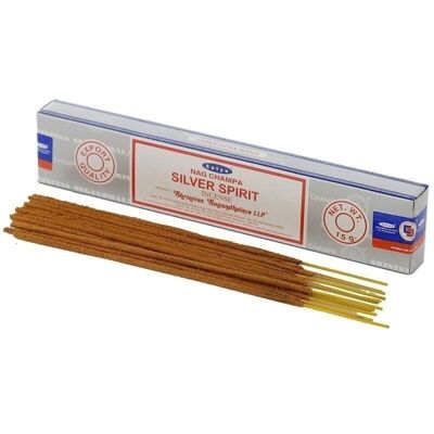 01363 Satya Silver Spirit Nag Champa Incense Sticks