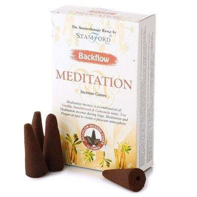 37462 Stamford Backflow Incense Cones - Meditation