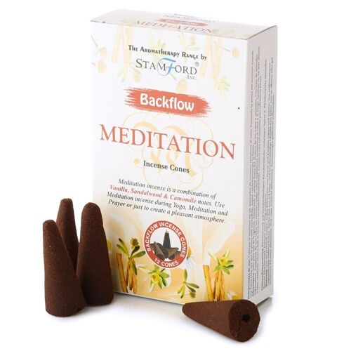 37462 Stamford Backflow Incense Cones Meditation