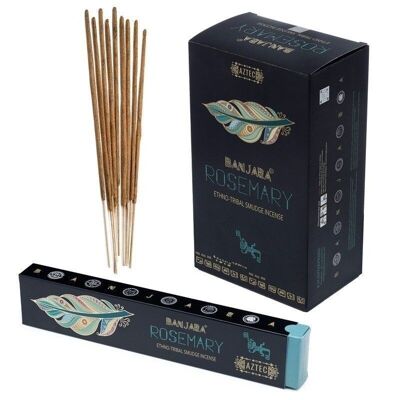 Banjara Ethno-Tribal Smudge Incense Sticks - Rosemary
