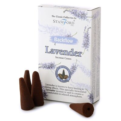 37427 Stamford Backflow Incense Cones Lavender