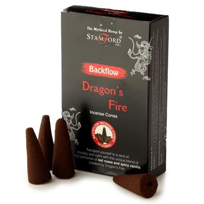 37482 Stamford Backflow Incense Cones Dragons Fire