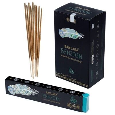Banjara Ethno-Tribal Smudge Incense Sticks - Benzoin