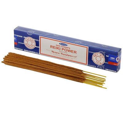 01411 Satya VFM Reiki Power Nag Champa Incense Sticks