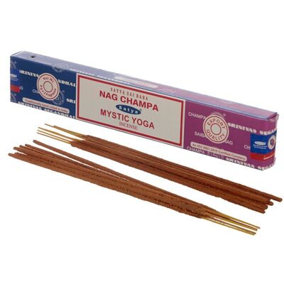 01325 Satya Nag Champa & Mystic Yoga Incense Sticks