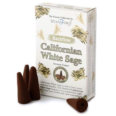 37421 Stamford Backflow Incense Cones Californian White Sage