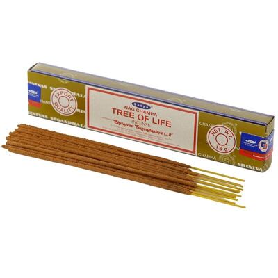 01414 Satya VFM Tree Of Life Nag Champa Incense Sticks