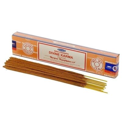 01350 Bastoncini di incenso Satya Divine Karma Nag Champa