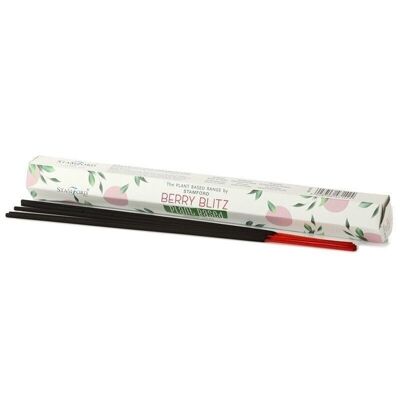 46142 Stamford Premium Plant Based Hex Incense Sticks -  Berry Blitz