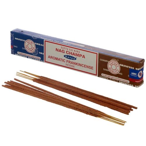 01303 Satya Nag Champa & Aromatic Frankincense Incense Sticks