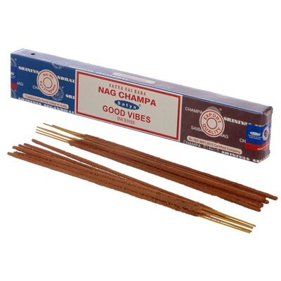 01318 Satya Nag Champa & Good Vibes Incense Sticks