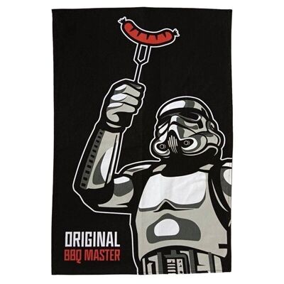 Cotton Tea Towel - The Original Stormtrooper Hot Dog BBQ Master