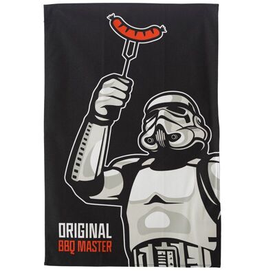 Cotton Tea Towel The Original Stormtrooper Hot Dog BBQ Master