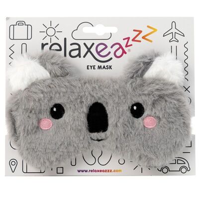 Relaxeazzz - Antifaz para ojos de Koala de peluche Adoramals