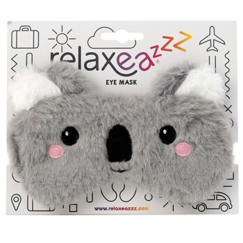 Relaxeazzz Masque pour les yeux Koala en peluche Adoramals