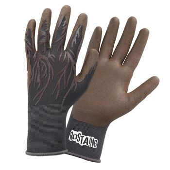 Gants de jardinage fins ultra-confort résistants à l'abrasion ROOTS - ROSTAING- Taille 07 6