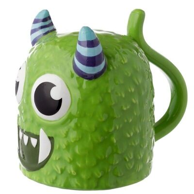 Tazza a forma di ceramica a testa in giù Monstarz Monster Green