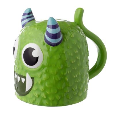 Monstarz Monster Green Upside Down Ceramic Shaped Mug
